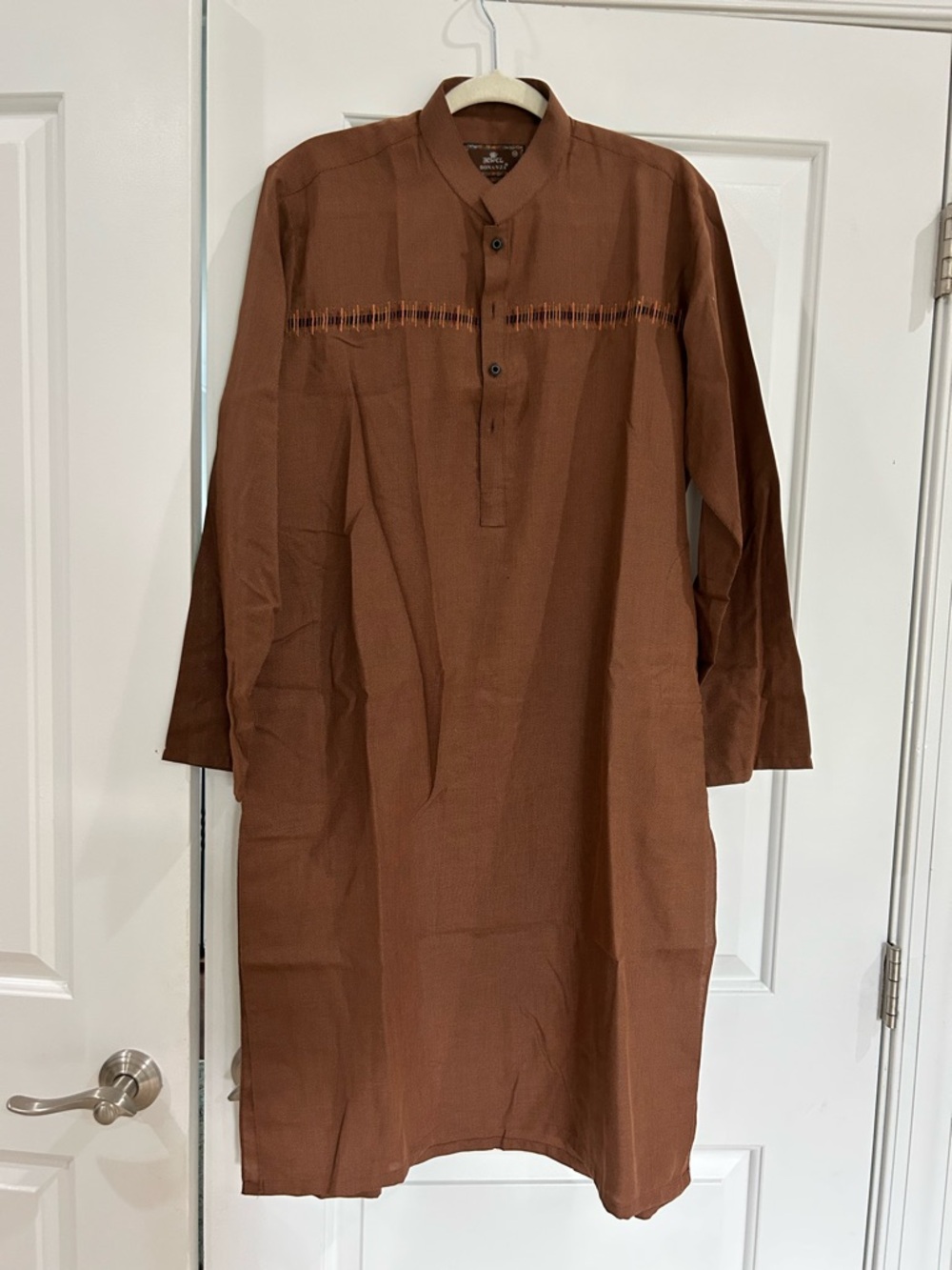 Brown Men's Kurta Tunic